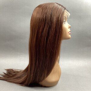 SleekLay Nolani Long Straight #DR2/Hazelnut Darkest Brown Synthetic Lace Wig